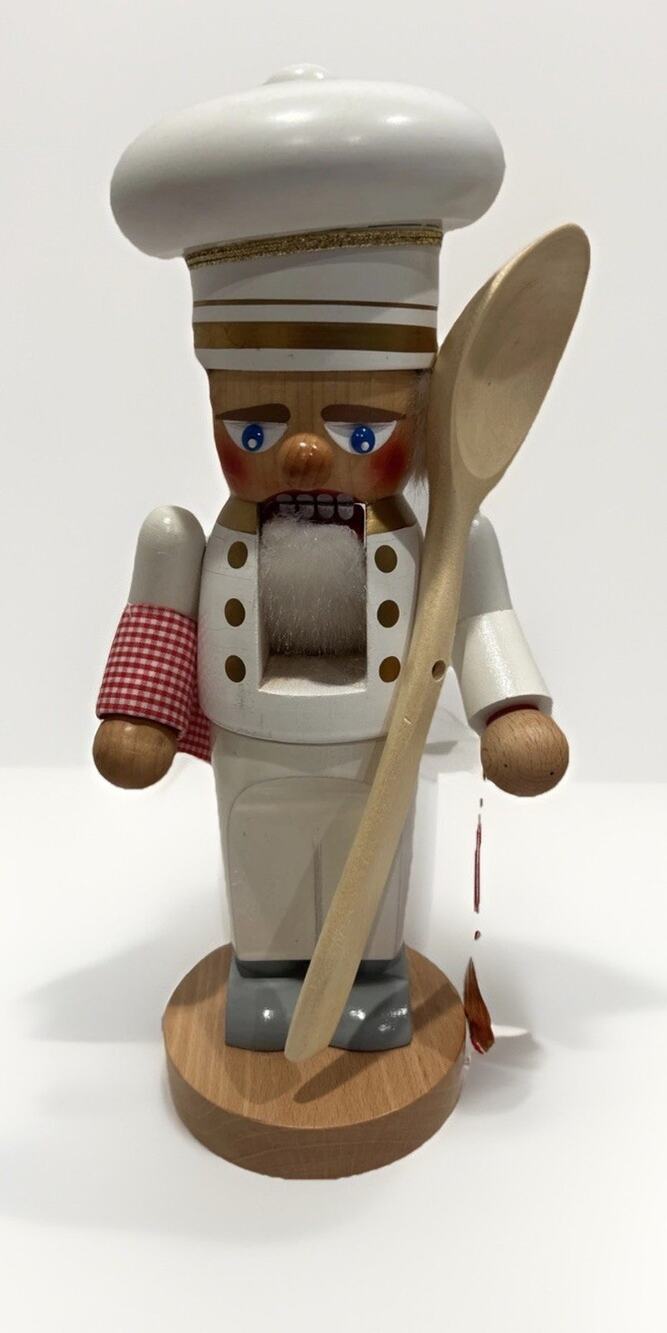 Vintage Steinbach Nutcracker German Chef Made In Germany Spoon “Chef Chubby”